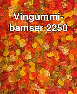 Vingummibamser 2250