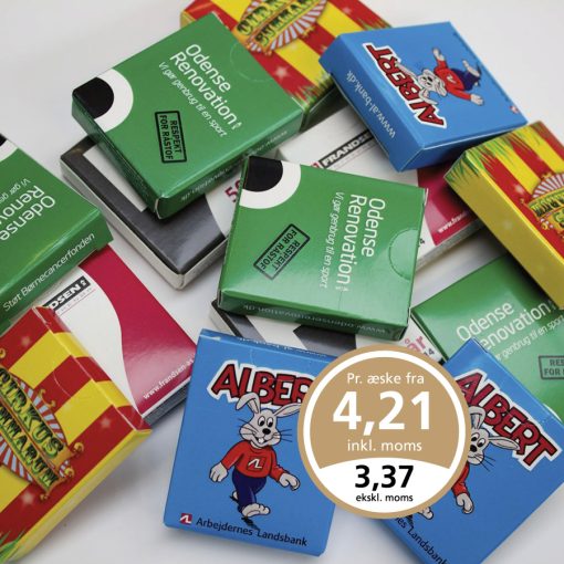 Pastilæsker med logotryk
