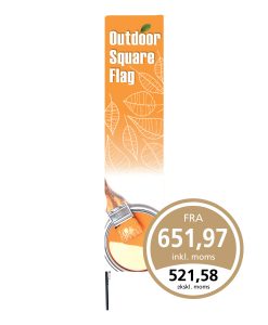 Firkantet beachflag