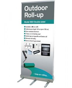 Udendørs roll-up produktbillede