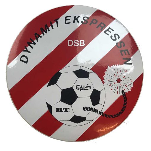 Klistermærker med fodbold logo