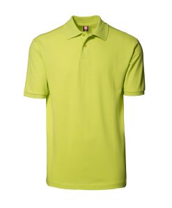 Yes ID Polo-shirt Nr 2020 i piquékvalitet, YES poloshirt lime