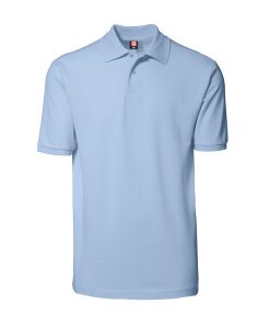 Yes ID Polo-shirt Nr 2020 i piquékvalitet, YES poloshirt lys blå