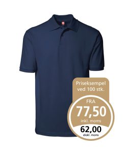 Yes ID Polo-shirt Nr 2020 i piquékvalitet,YES poloshirt navy