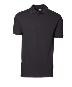 Yes ID Polo-shirt Nr 2020 i piquékvalitet, YES poloshirt sort