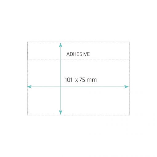 BIC 101x75 mm 50 Sheet Adhesive Notepads